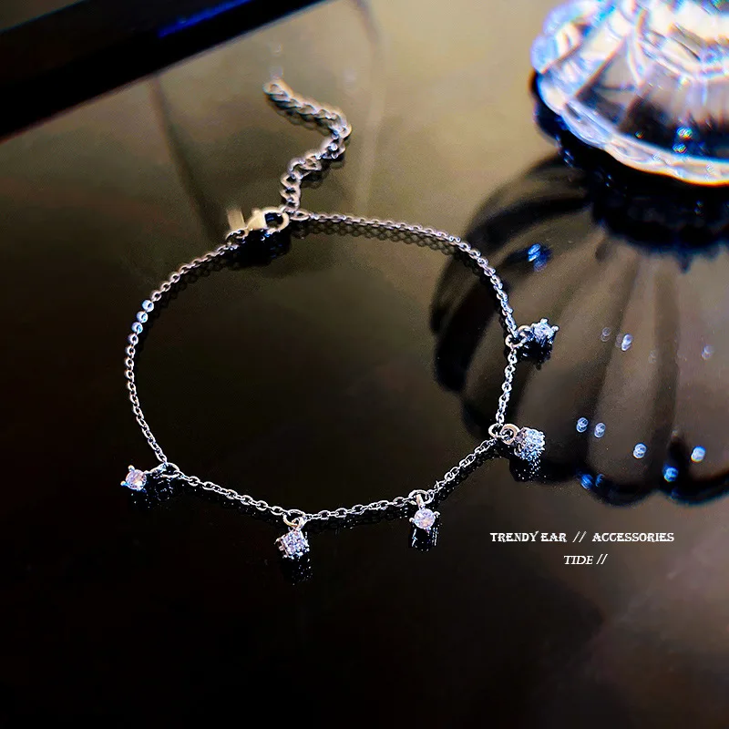 

Shiny Zircon Geometric Bracelet for Women Trend Temperament Bracelet Jewelry