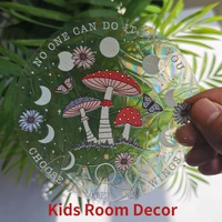 pvc wall stickers window stickers sunshine rainbow static cling film on glass kids gift home decor kids room decoration