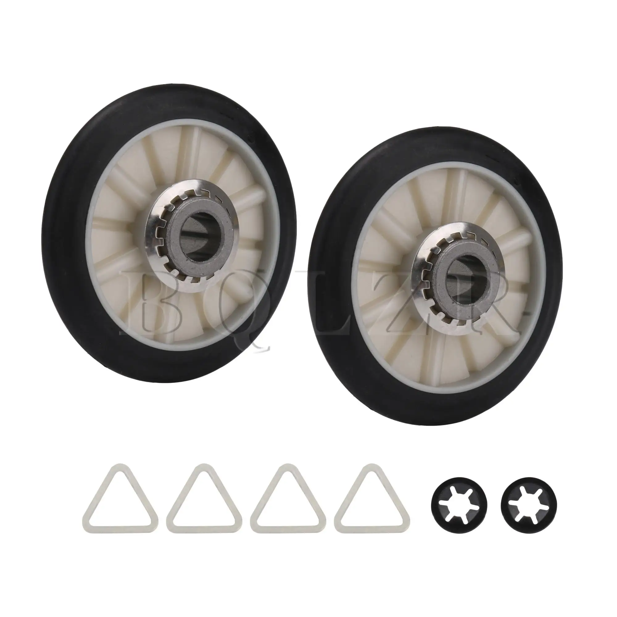 

BQLZR 7.9x2.55x1.27cm Dryer Drum Support Roller Kit 349241T Replacement for Whirlpool Set of 10
