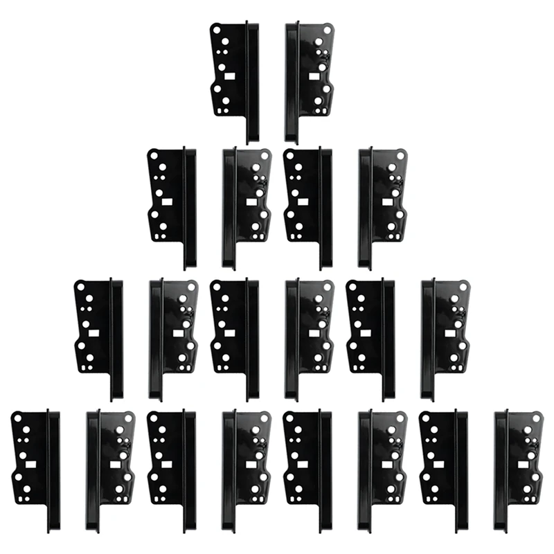 

20 Pair Car Radio Brackets Double Din Stereo Panel Fascia DVD Dash Mount Trim Side Kit For Toyota Scion Subaru B