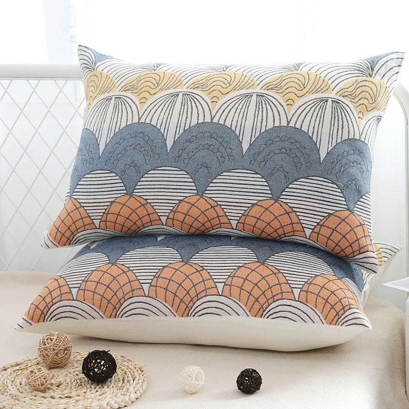 

Sleep Pillow Case Cover Pillowcase 2pcs 480*740mm for Children Adults 100 Cotton Jacquard High Quality Free Shipping