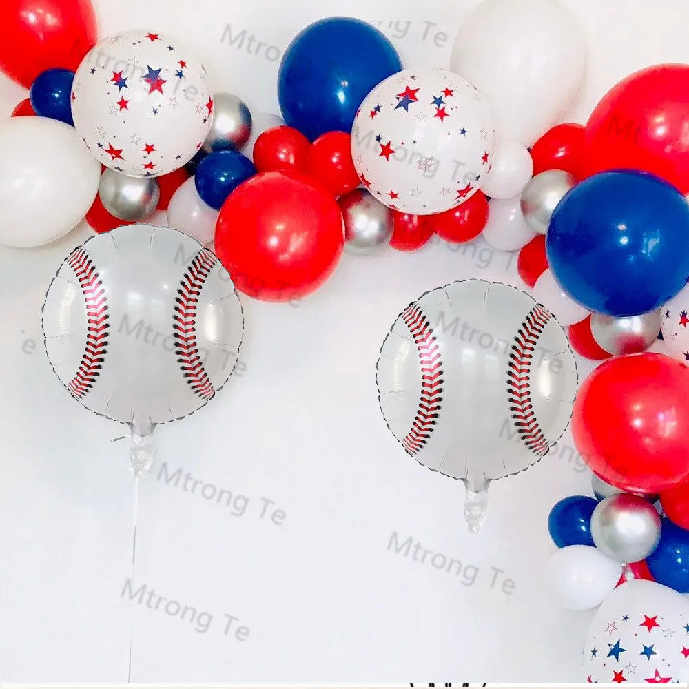 

37pcs Baseball gloves Balloons For Happy Birthday Decorations Kids Boy gifts Ball Game Theme Party Foil Air Balloon Supplies