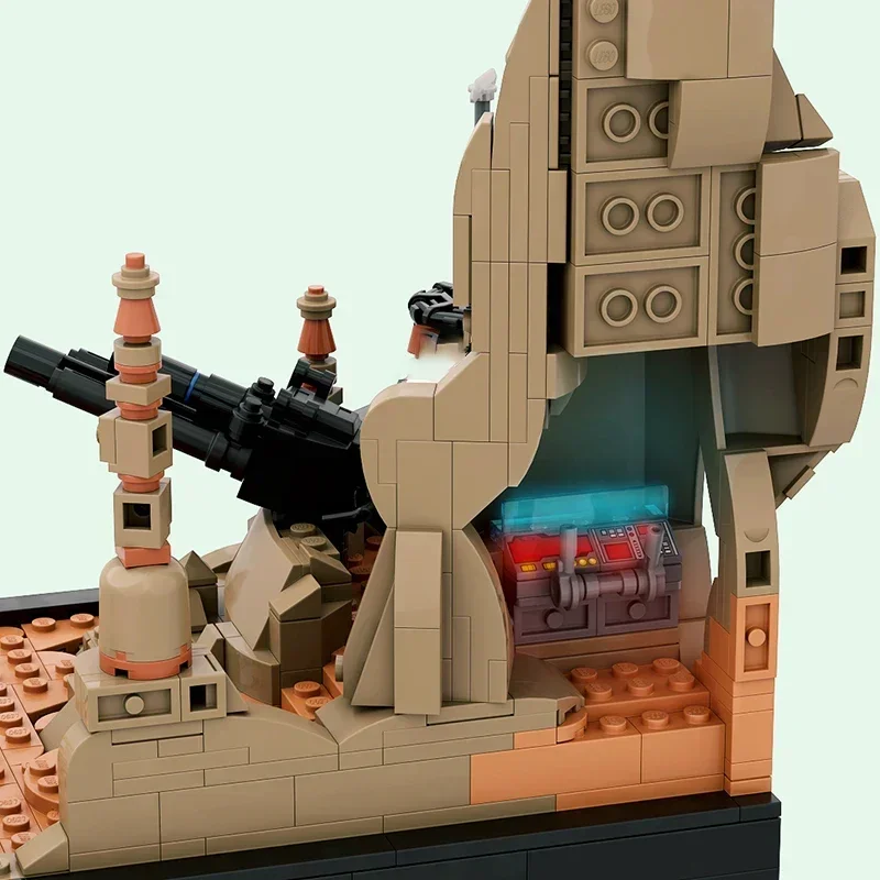 Популярные звездные фильмы модель Moc строительные кирпичи военная база карта