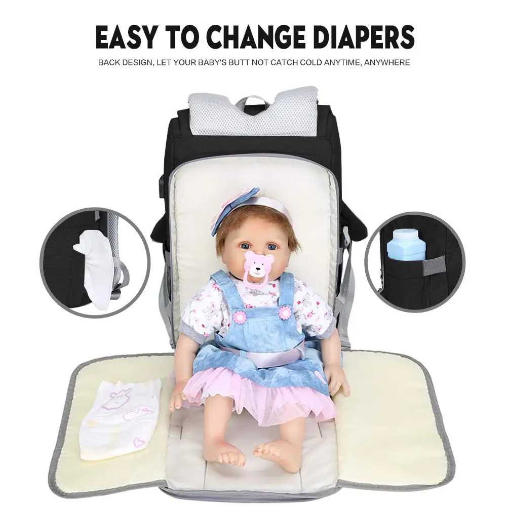 Рюкзак для подгузников сумка мамы большой емкости и ребенка многофункциональные