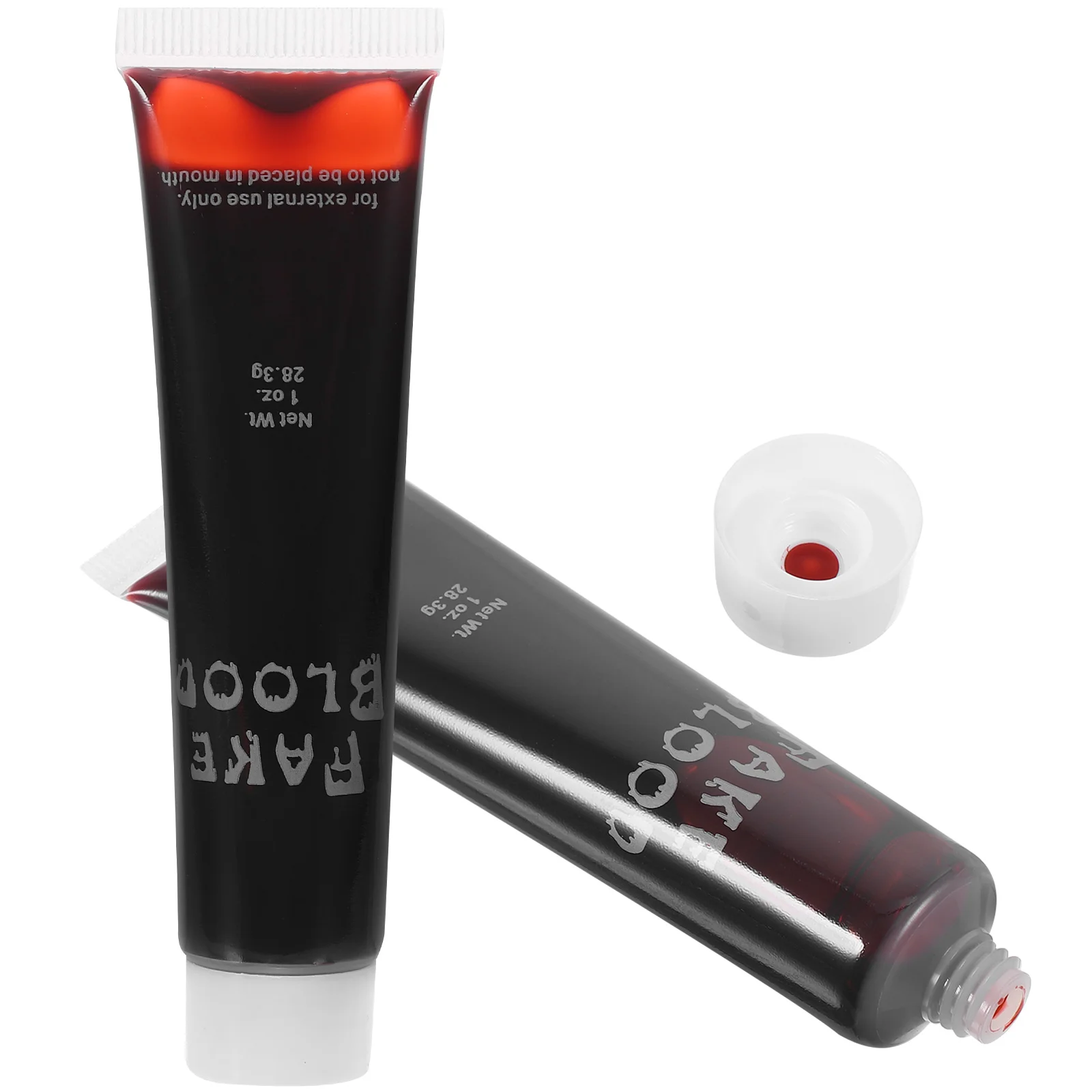 

2 Bottles Halloween Fake Blood Plasma Makeup Dress Supplies Gel Props Cosplay