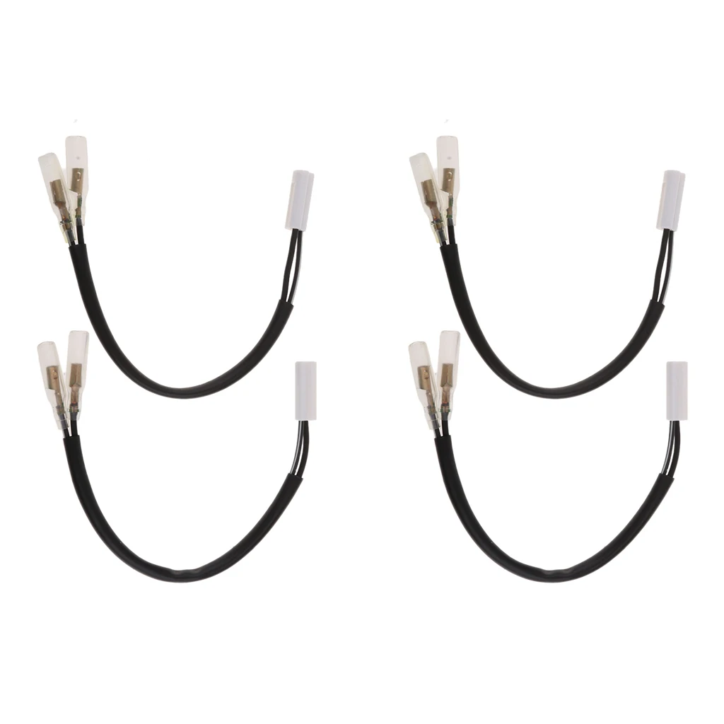 

MagiDeal 4x Turn Signal Wiring Harness Connector Adapter Plug For Yamaha YZF