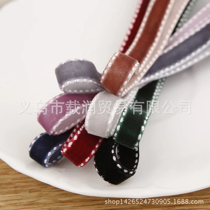 DIY Флокирование со скакалкой аксессуары для волос ручной работы одежда подарок