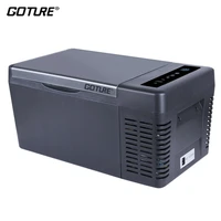 goture 18l 28l car refrigerator portable outdoors cooler acdc fast cooling freezer 60w45w for car rv camping travel fridge