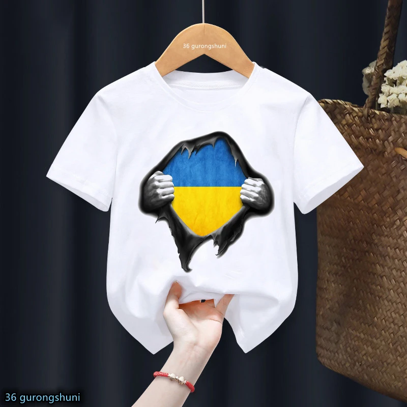 Футболка для мальчиков симпатичная украинская футболка Украинская в стиле