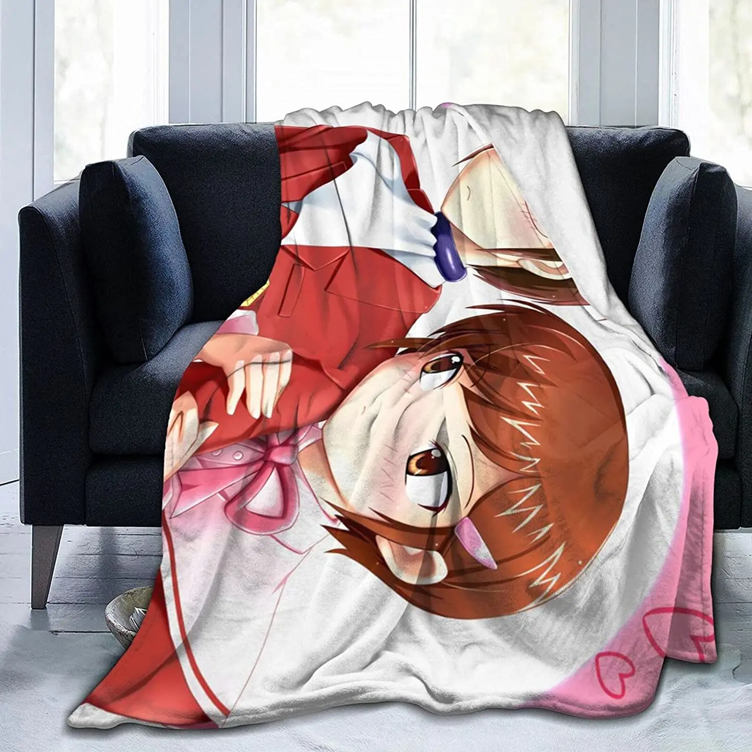 

Keima Katsuragi Fluffy Soft and Comfortable Blanket, Anime Warm Embrace of Sympathy
