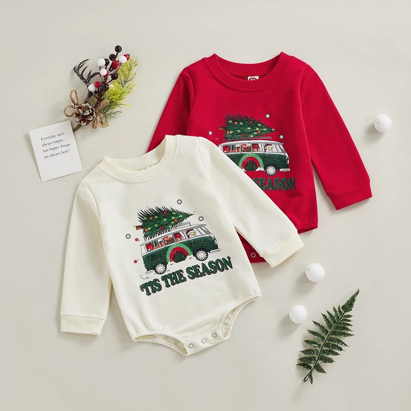 

Детский комбинезон с длинным рукавом, с круглым вырезом