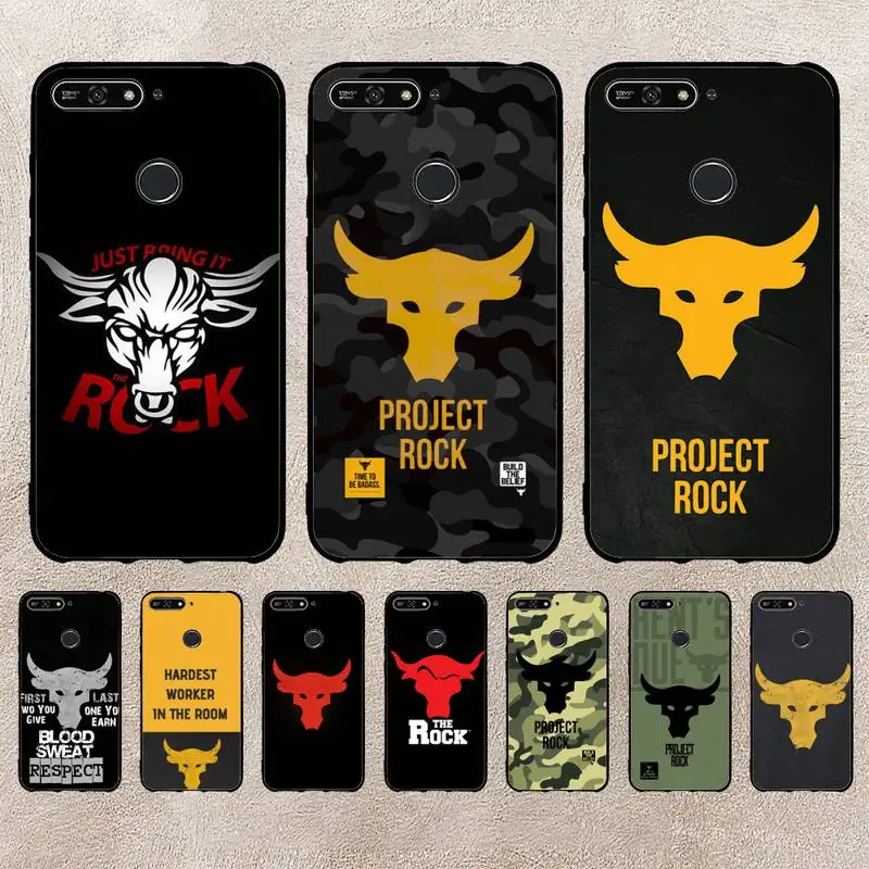 

Project Rock Phone Case For Xiaomi 11 10 12Spro A2 A2lite A1 9 9SE 8Lite 8explorer F1 Poco 12S Ultra Cove