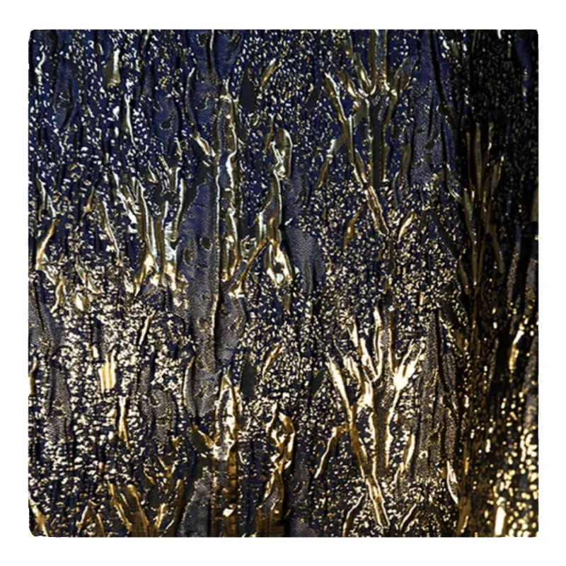 Супер сильная вогнутая выпуклая текстура Синий Золотой трехмерный рисунок вены