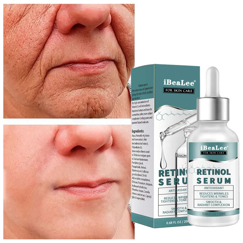 

Facial Anti-aging Essence Moisturizing Shrinking Pores Brightening Firming Skin Lightening Fine Lines Retinol Anti-wrinkle Serum