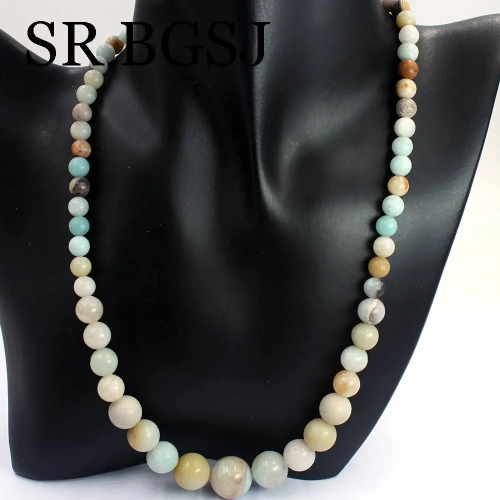 Бесплатная доставка натуральные Смешанные драгоценные камни амазонита женские