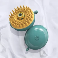 1pcs cactus pet dog bath massage brush silicone cat comb to remove floating hair cat dog long hair special cleaner pet supplier