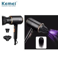 kemei hair dryer 4000w professional electric blow dryer strong power blowdryer hot cold air hairdressing blow hair drying tools