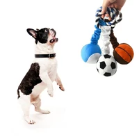 dog puppy plush toy pet supplies dog chew toy ball pull squeak cleaning for small medium dog accessories interactive train sound