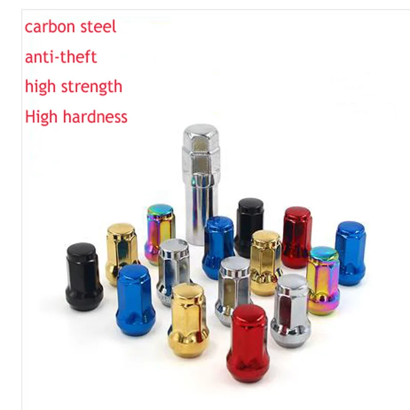 

20PC Car Modified Tire NutOuter Seven Corner Hub Anti-theft Nut Hub Nut Modified Hub Nut