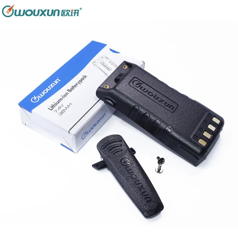 

Original WOUXUN Li-ion Battery Pack BL-8 DC7.4V 2000/3200mAh & Belt Clip for KG9D 9D Plus D901 Ham Radio Power Supply