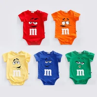 cotton newborn infant summer triangle jumpsuit pure cotton baby rompers baby bodysuit cartoon baby boy comfortable baby clothes