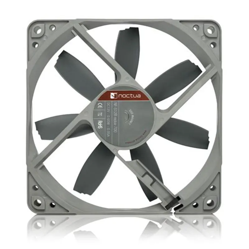 

Noctua NF-S12B Redux-700 120mmX120mmX25mm 700RPM Chassis Cooling Fan SSO Bearing Low Noise Fan 6 Years Warranty