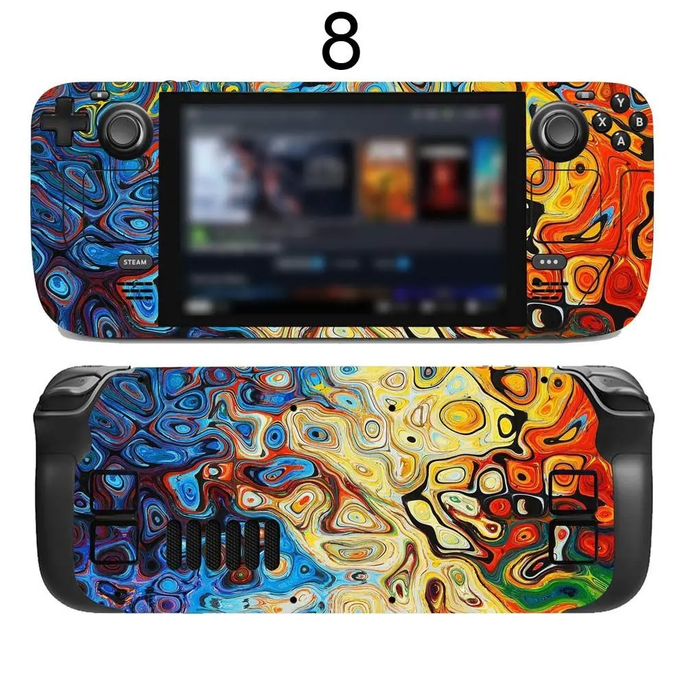 Anti-scratch wrap Cover DIY gra konsola Decor dla Steam Deck pokrowiec ochronny estetyczna naklejka na skórki do pokładu parowego 6 Anti-scratch wrap Cover DIY gra konsola Decor dla Steam Deck pokrowiec ochronny estetyczna naklejka na skórki do pokładu parowego 6