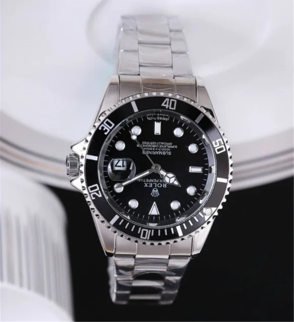 

Часы наручные ROLEXES мужские/женские кварцевые, люксовые брендовые классические деловые, с ремешком из нержавеющей стали, 40 мм A1