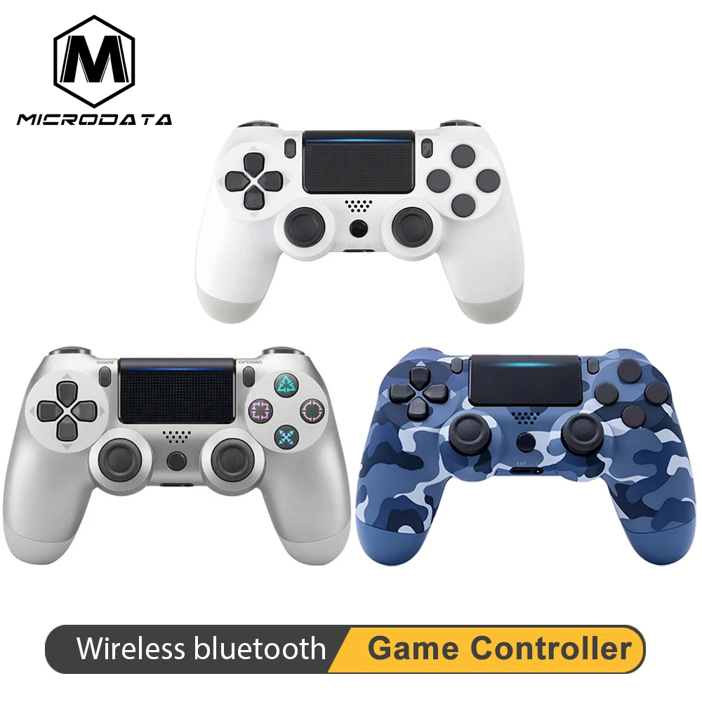 Геймпад для PS4 беспроводной Bluetooth-контроллер с двойной вибрацией PS4/ПК/iPhone/Andriod