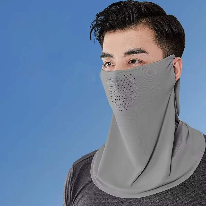 Ушная солнцезащитная маска для мужчин и женщин интегрированная вуаль из