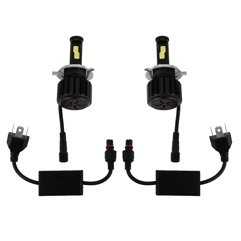 

1 Pair 80W/120W 8000LM/1000LM 6000K High Power LED Headlight Bulbs Metal Car Lights Aluminum Alloy Lights