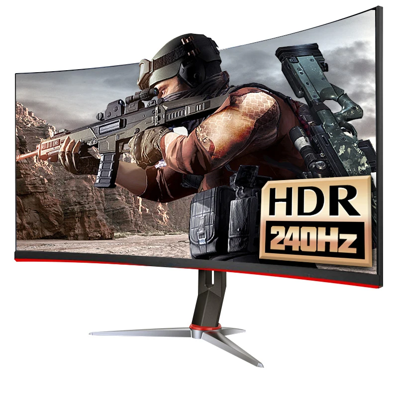 Изогнутый Бескаркасный игровой монитор 2K 4K Full HD 32 дюйма 144 Гц по низкой цене |
