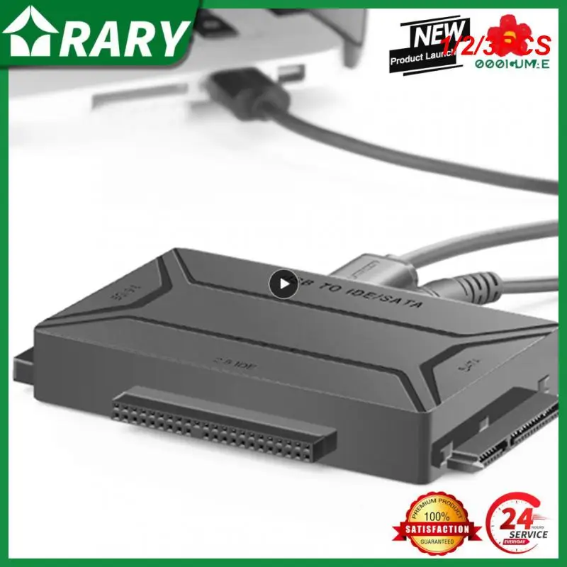

1/2/3PCS 3.0 to SATA IDE Hard Disk Adapter Converter Cable for 3.5 2.5 inch HDD/SSD CD DVD ROM CD-RW 3 in 1 IDE SATA Adapter
