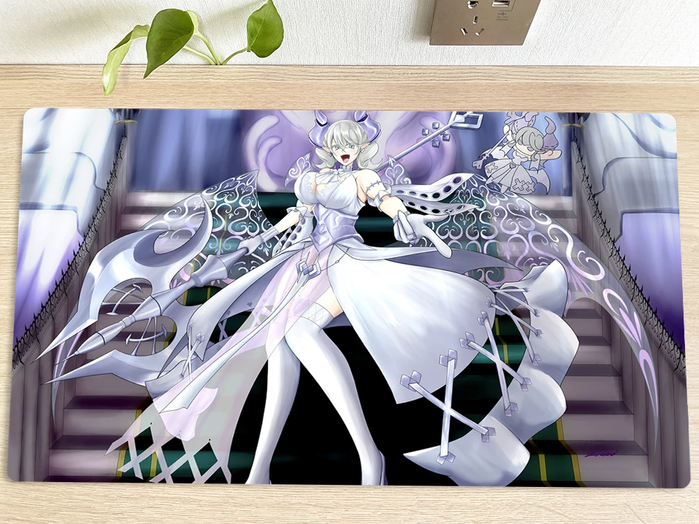 

Игровой коврик YuGiOh с изображением серебряного замка, игровой коврик для торговых карт TCG, игровой коврик для мыши, настольная подставка, коврик, сумка в подарок