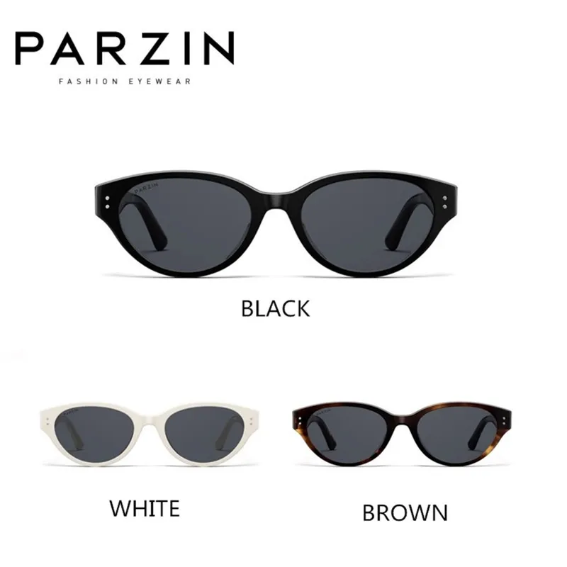 PARZIN новые солнцезащитные очки винтажные кошачий глаз женские модные с защитой от