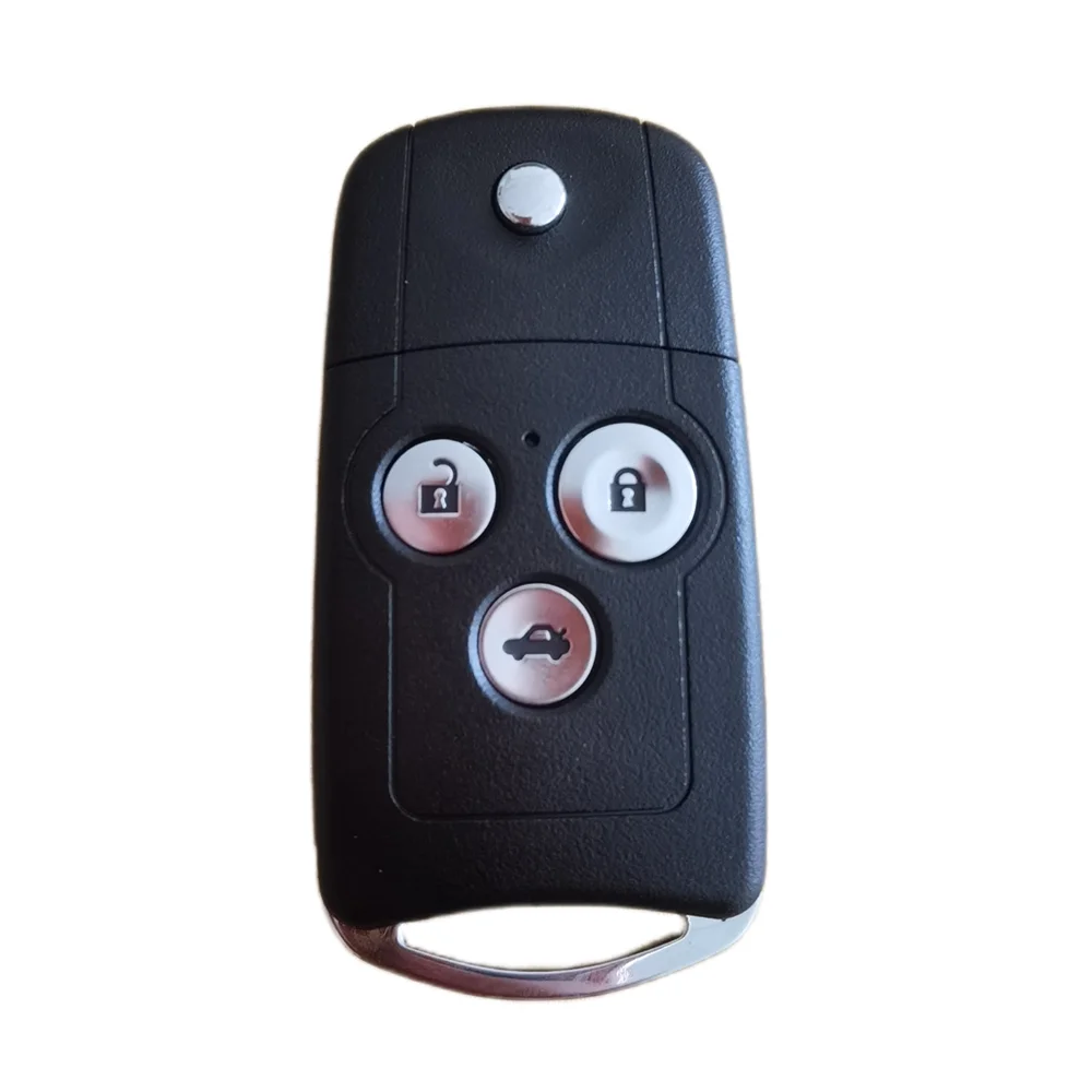 

3 Button Folding Flip Remote Key Shell for Honda with Uncut HON66 Blade
