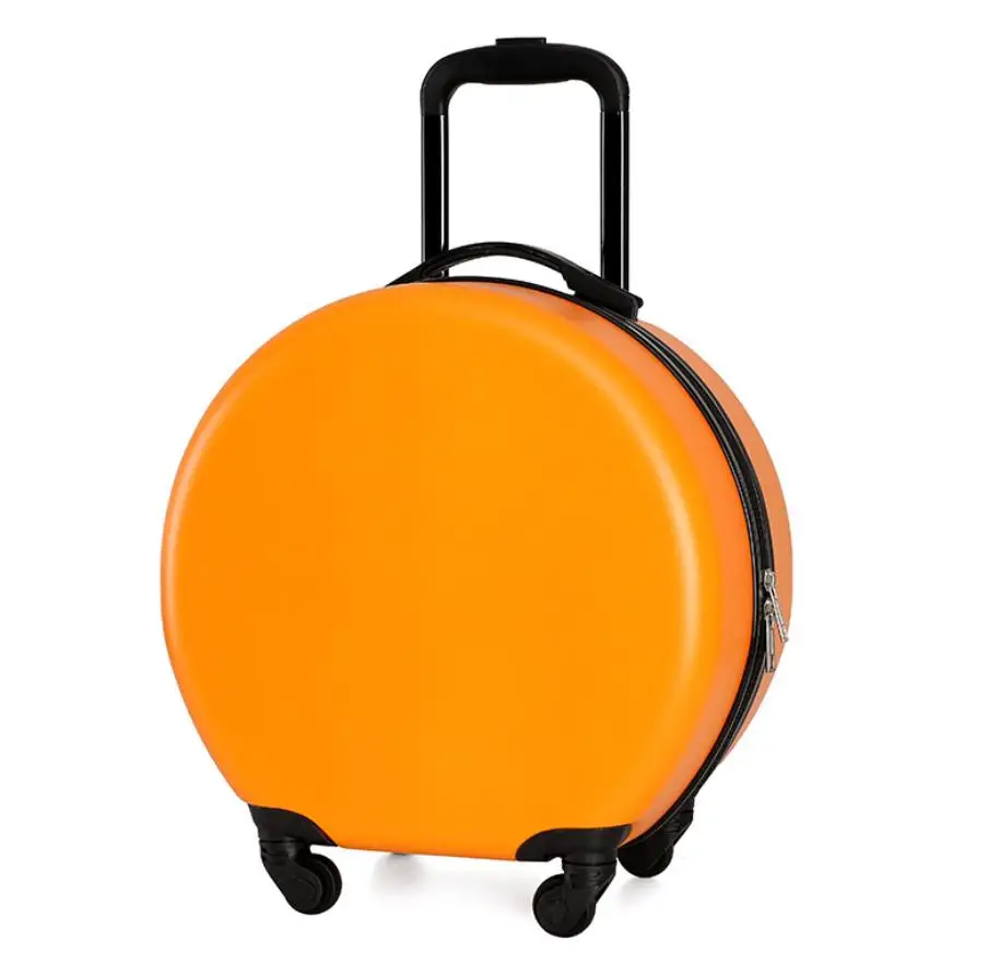 

Student luggage lightweight small boarding trolley female password travel case 18 inch mini leather suitcase luggage