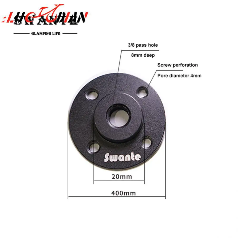 

High-quality 1/4 Tripod Aluminum Alloy Desktop Flange Plate Convenient Multi-function Wooden Board 3/8 Connector Simple Assembly
