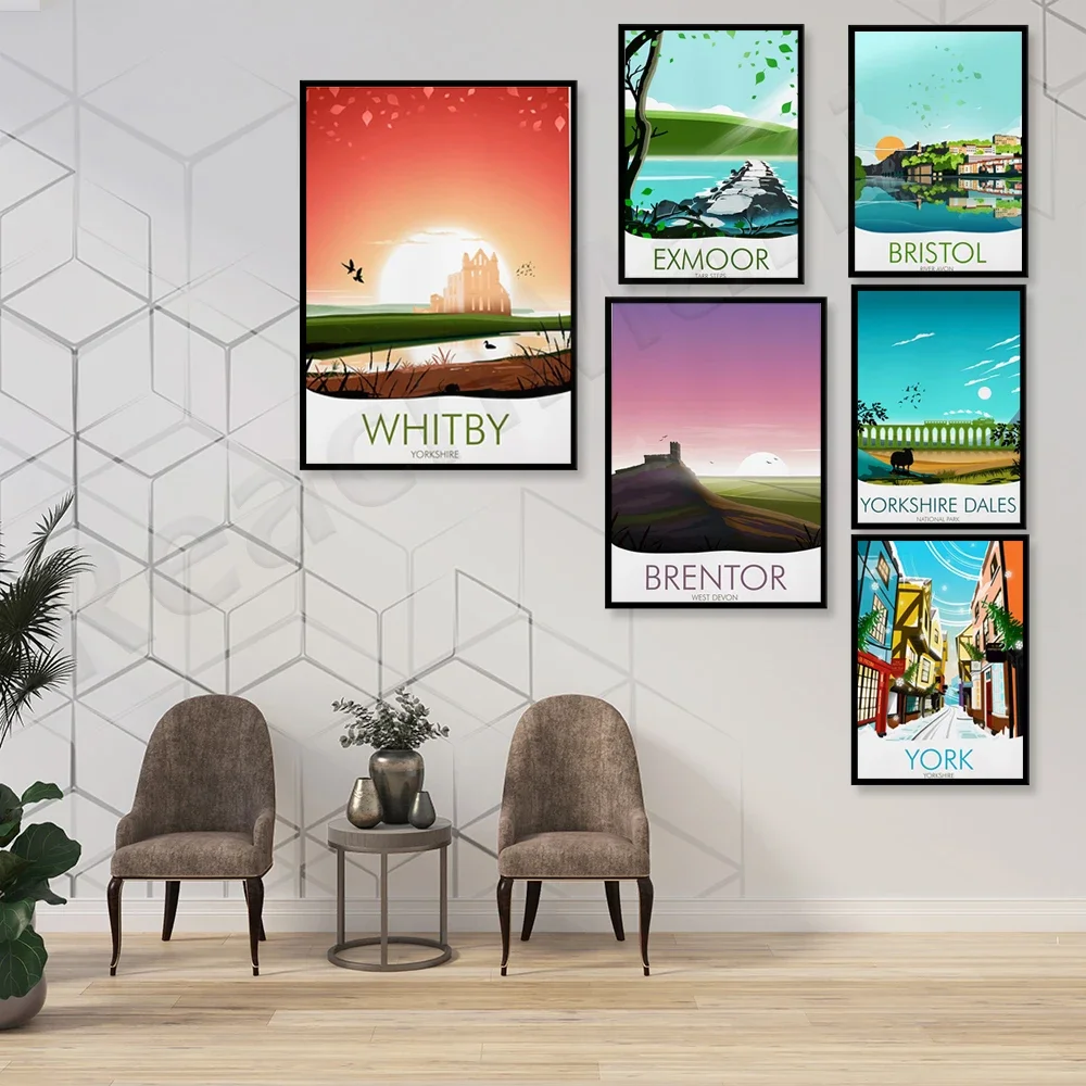 Windermere Lake District Exmoor Salcombe South Devon Brento Dartmoor Snowdon Three Peaks Wales Scaffield Pike travel poste