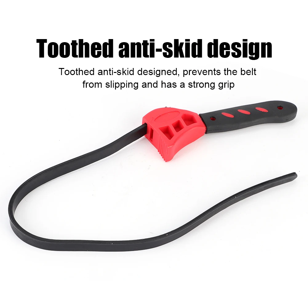 2 шт. ключ для ремня фильтра нескользящий ремень масляного затягивающий рыхлый