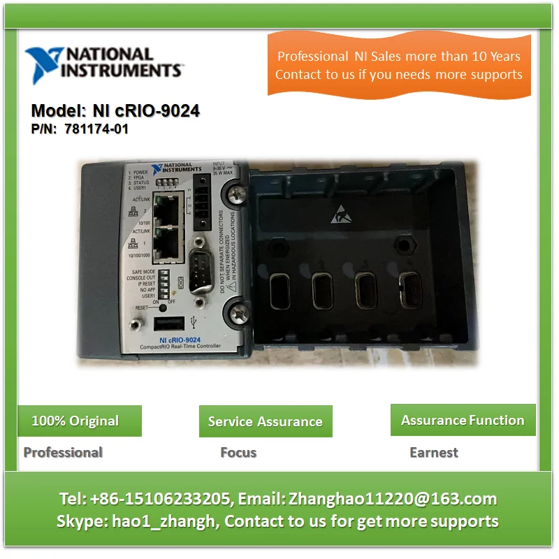 

NI CRIO-9024 781174-01 R-Series Expansion Chassis For C-Series I/O