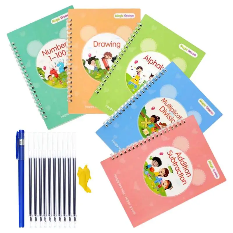 

Блокнот для письма с надписью для детей, 5 шт.