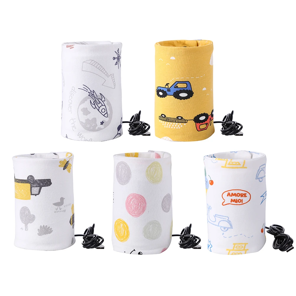 

USB Outdoor Baby Feeding Milk Bottle Warmer Thermal Bag Low Voltage and Low Current Heating Heating Safety Baby Bottle Holder