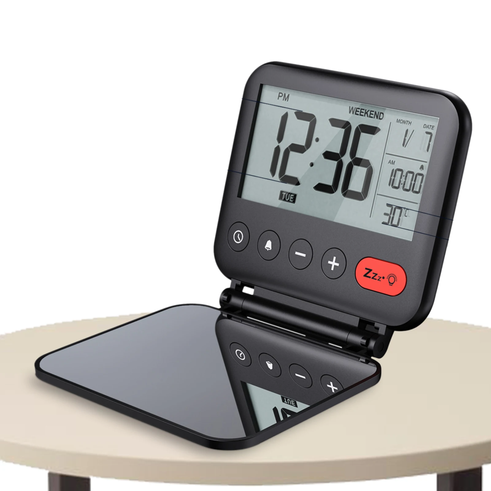 

Digital Travel Alarm Clock Digital Travel Alarm Clock For Bedroom Office No Bells No Whistles Simple Basic Operation Loud Alarm