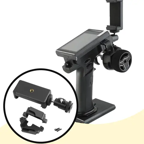 Держатель для телефона с пультом дистанционного управления. Простой в использовании. Легко устанавливается. Компактный портативный кронштейн с зажимом для телефона