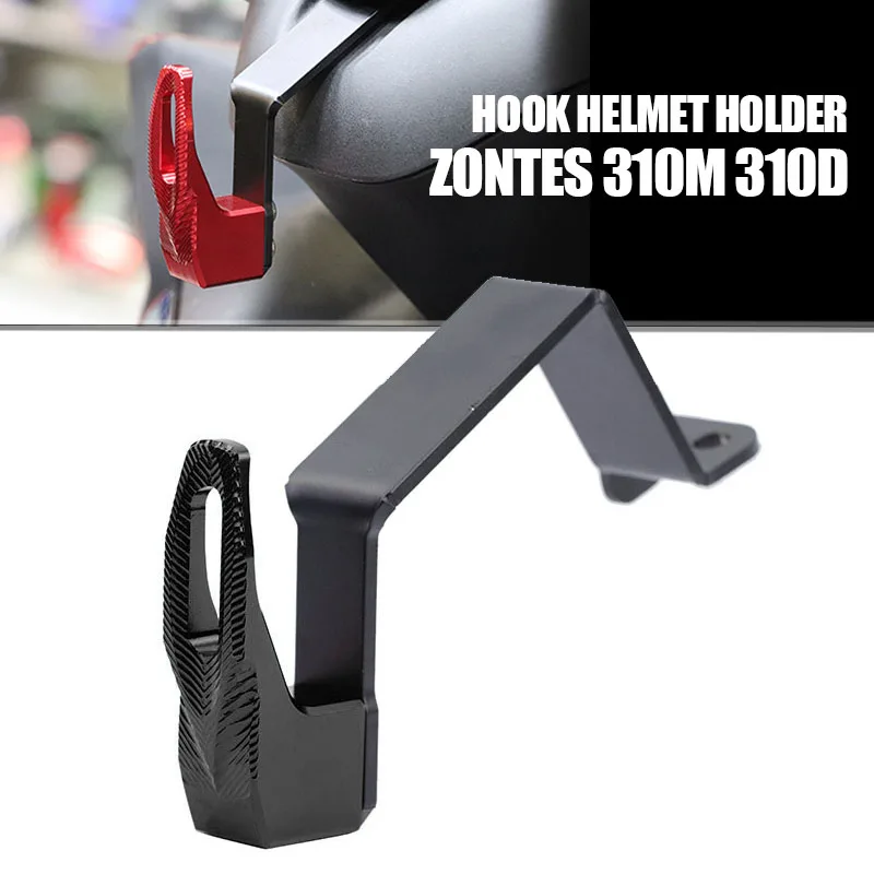

Motorcycle CNC Aluminum Alloy Hook Helmet Holder Luggage Bag Bottle Hook For Zontes ZT310M Shengshi 310M ZT310-M ZT310D 310D