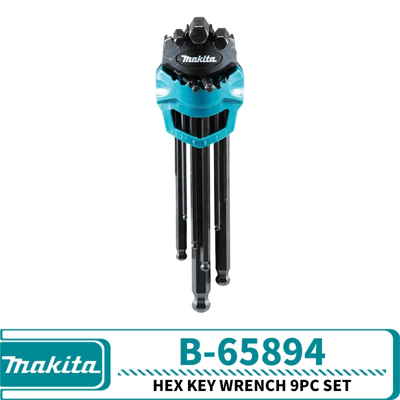 

Makita B-65894 набор шестигранных ключей 9 шт
