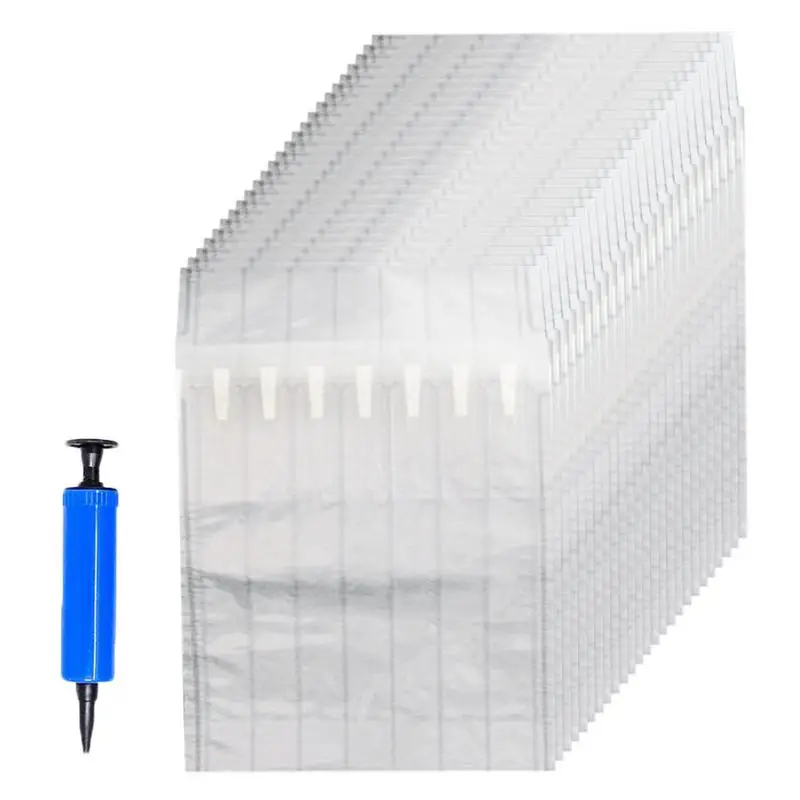 

25pc Air Column Inflatable Bubble Bag Shockproof Logistics Buffer Fragile Bale Cushion Packaging Roll Film Protection Mailer