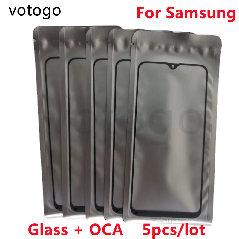 

5Pcs AAA Outer Glass + OCA For Samsung Galaxy A30 A50 A70 A80 A90 M51 A52 A71 A91 S22 J8 A72 Front LCD Touch Screen Lens Replace