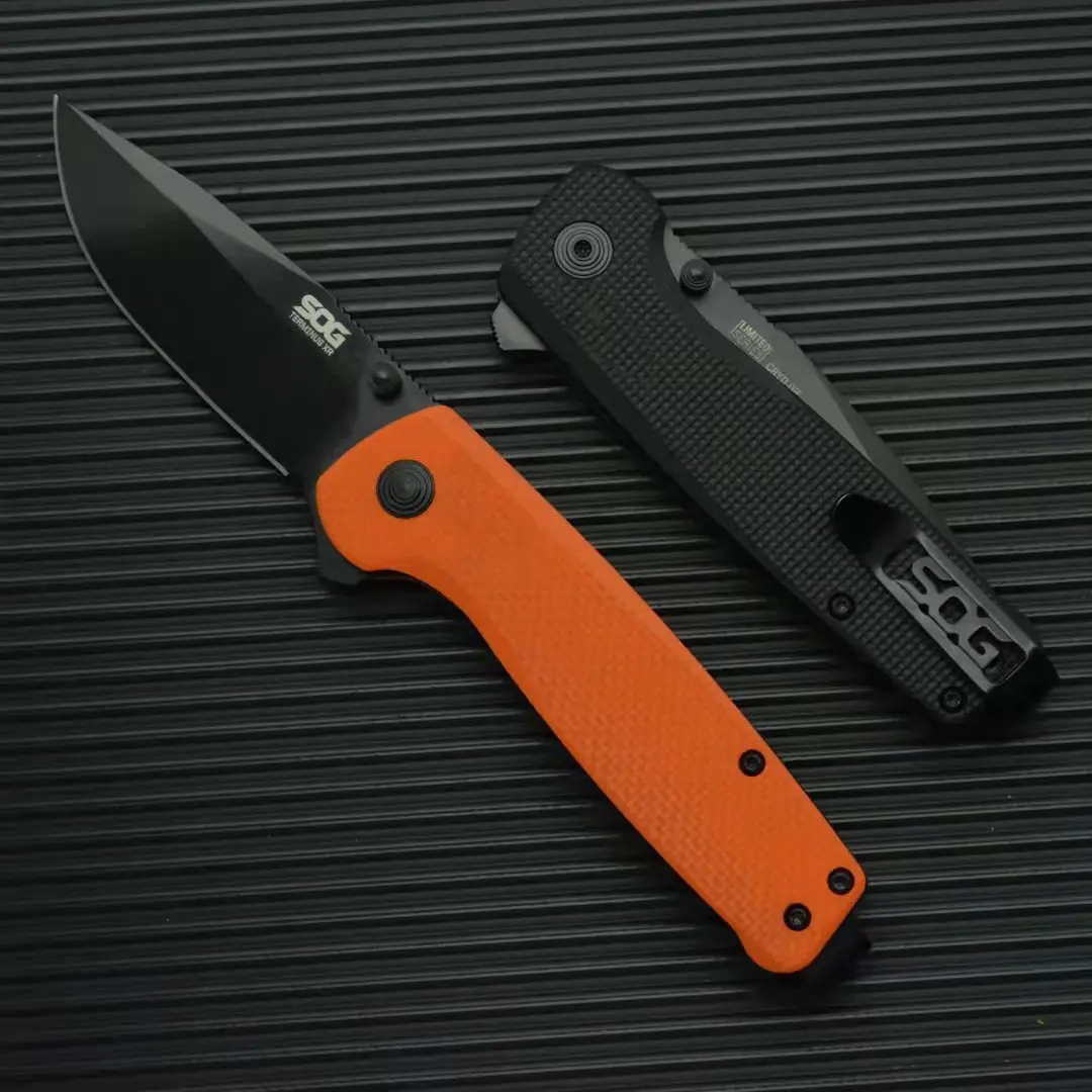 Складной нож SOG TERMINUS XR Ручка G10 карманный тактический охотничий клинок со